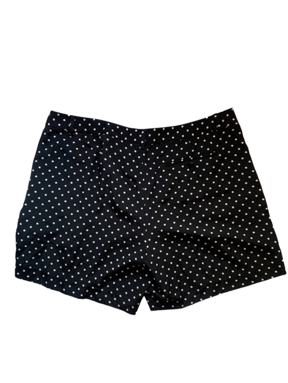 LAUREN RALPH LAUREN Polka Dot Pleated Dress Short | Black & White | Size 16 - Picture 2 of 7